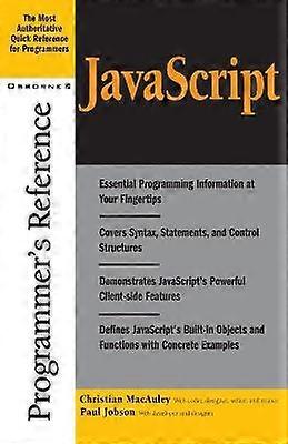 JavaScript Programmer's Reference