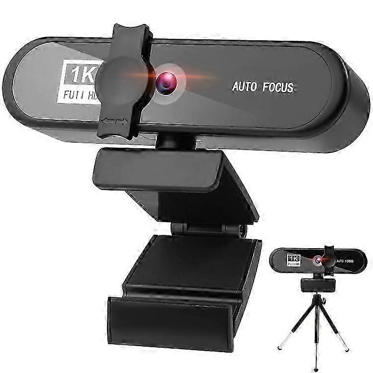 Mini Webcam With Microphone Tripod For Pc Computer Usb Autofocus