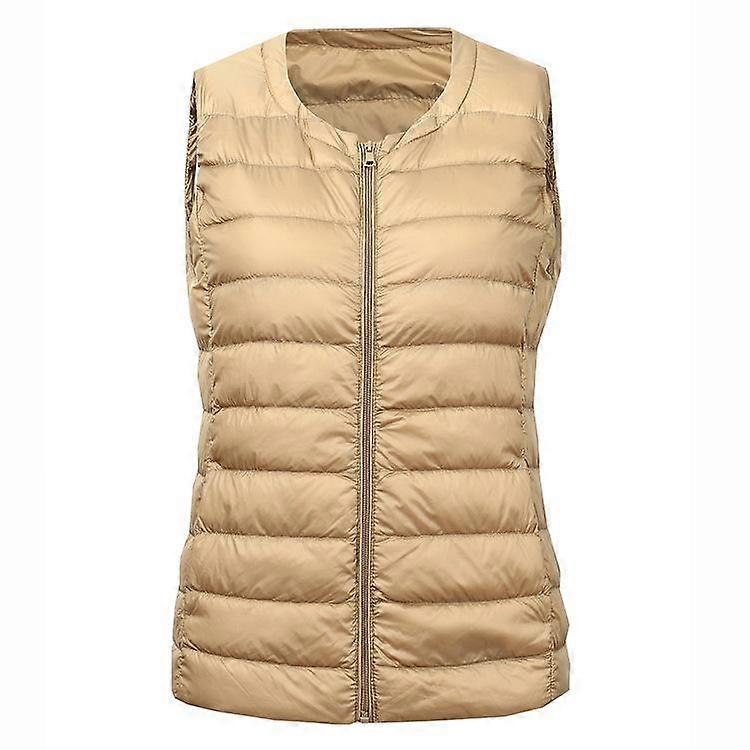 Women'S Winter Waistcoat Duck Ultralight Double-Side Wearing Sleeveless Warm Jacket 7Xl Vest Coat