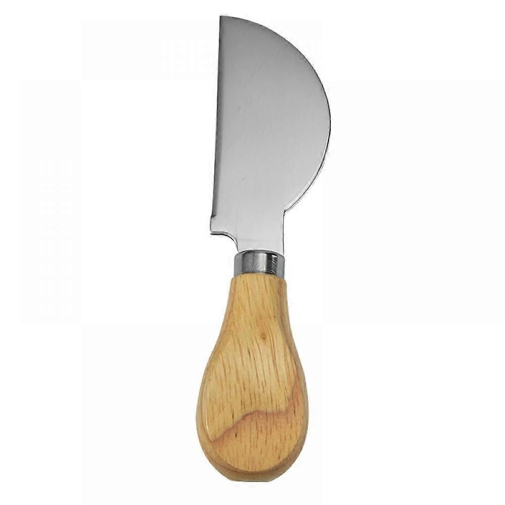 Acier inoxydable, caoutchouc, manche en bois, quatre pièces, ensemble de couteaux à beurre, ustensiles de cuisson ménagers