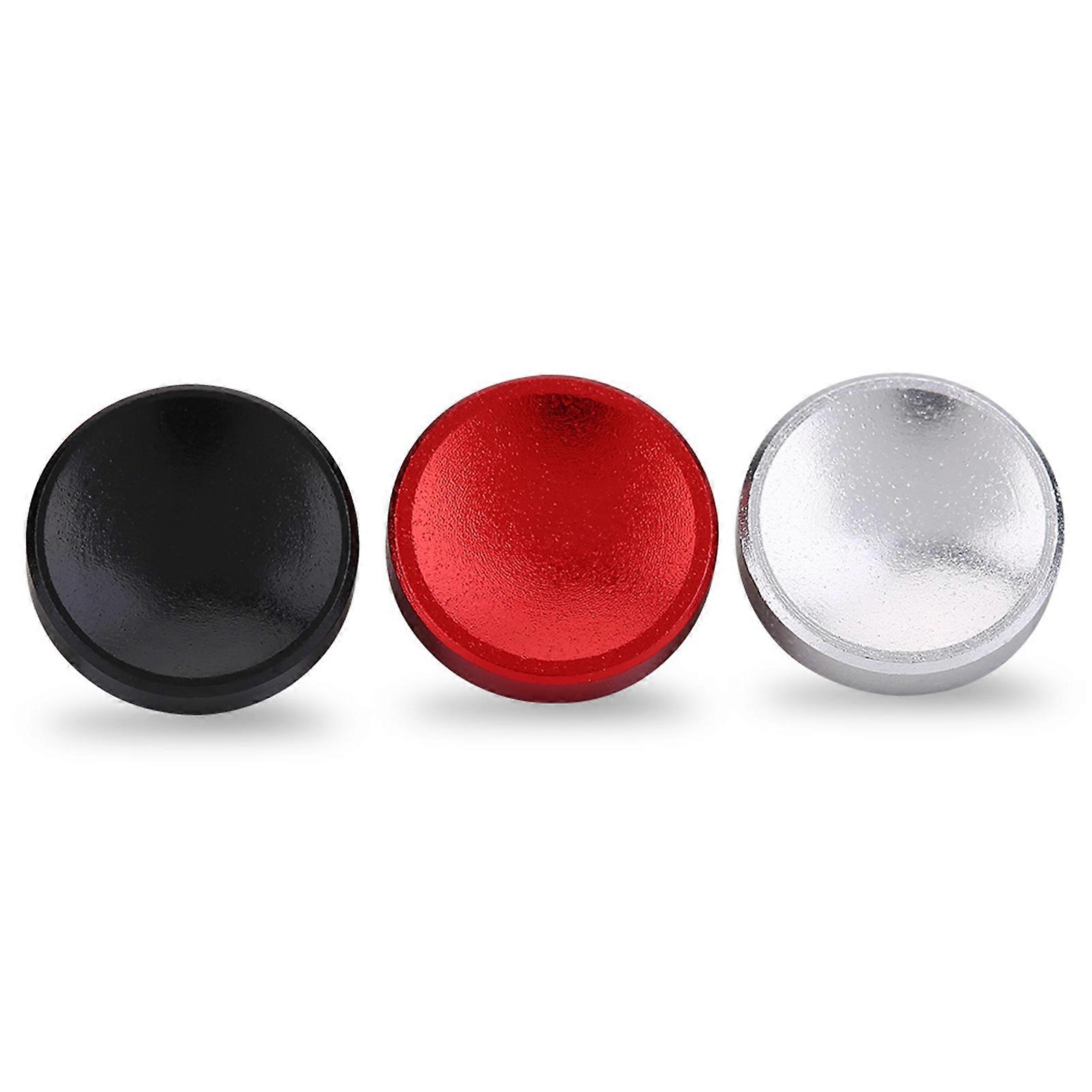 Lot de 3 boutons de déclenchement universels en alliage d'aluminium avec surface concave