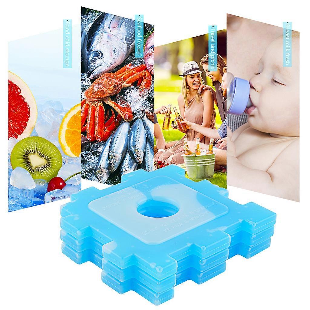 Blocchi Refrigerante Riutilizzabili Per Picnic E Borse Frigo (Set Di Blue Blocks)