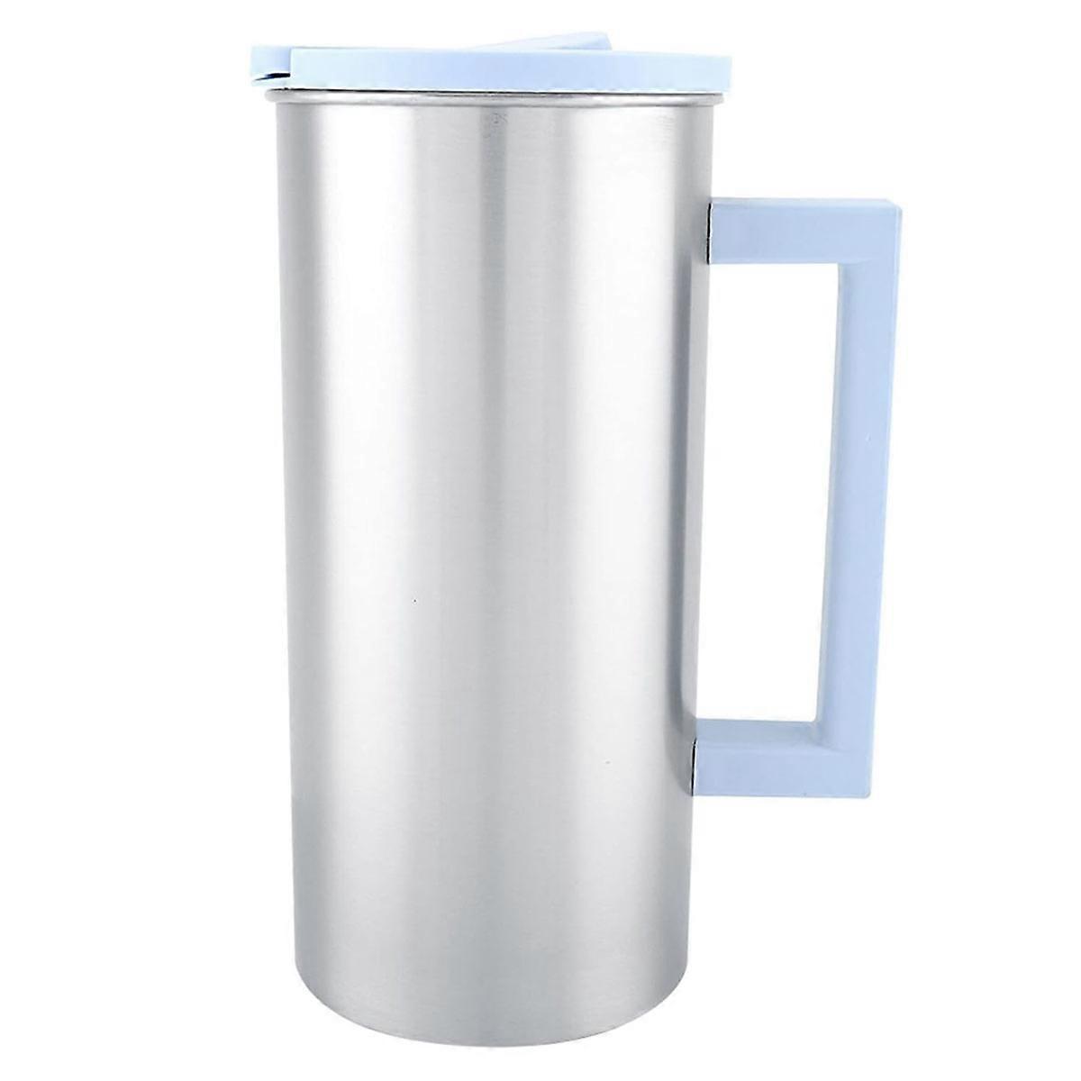 Brocca d'acqua multiuso in acciaio inossidabile con coperchio 1800ml