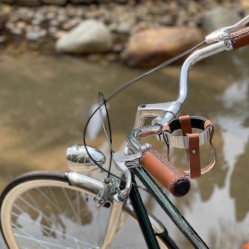 Retro Fahrradlenker Kaffeetasse Aluminiumlegierung Wasserbecherhalter Milchtee Tassenhalter Wasserkocher Rack Lenkerhalter