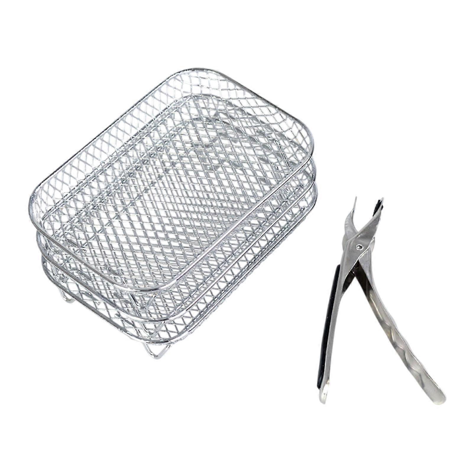 סל טיגון אוויר 3x עם תנור מתלה תלת שכבתי קליפ לפיצות אפיית לחם