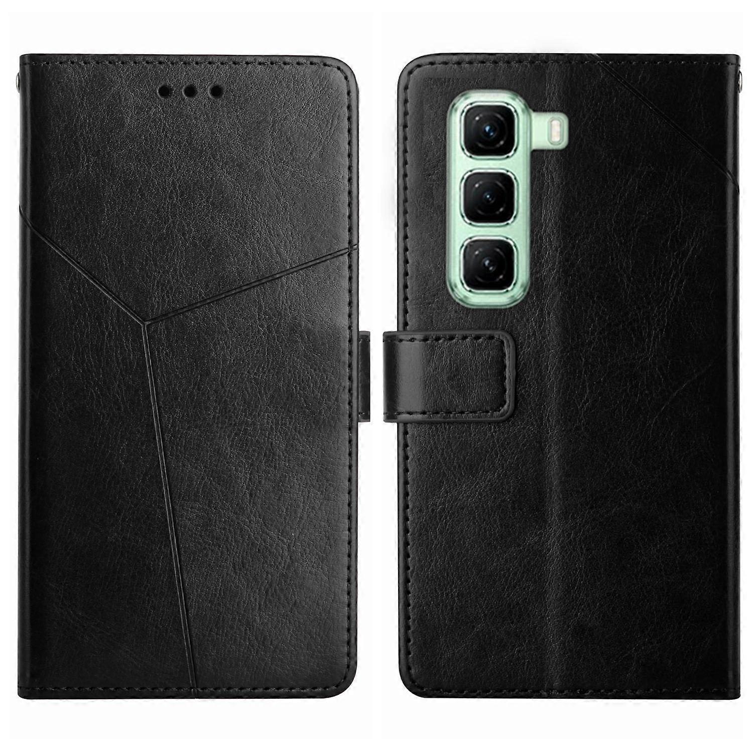Y-shaped Pattern Flip Leather Phone Case