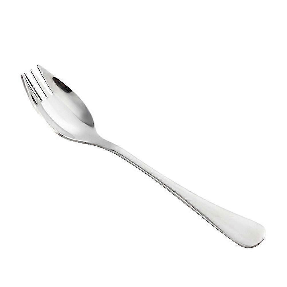 أدوات المائدة التخييم الفولاذ المقاوم للصدأ Sporks سلطة Sporks الفورية المعكرونة Sporks ملعقة مزدوجة الغرض - جيدة