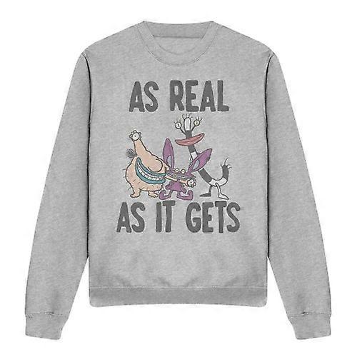 Aaahh!!! Real Monsters Unisex Adult As Real As It Gets Sweatshirt