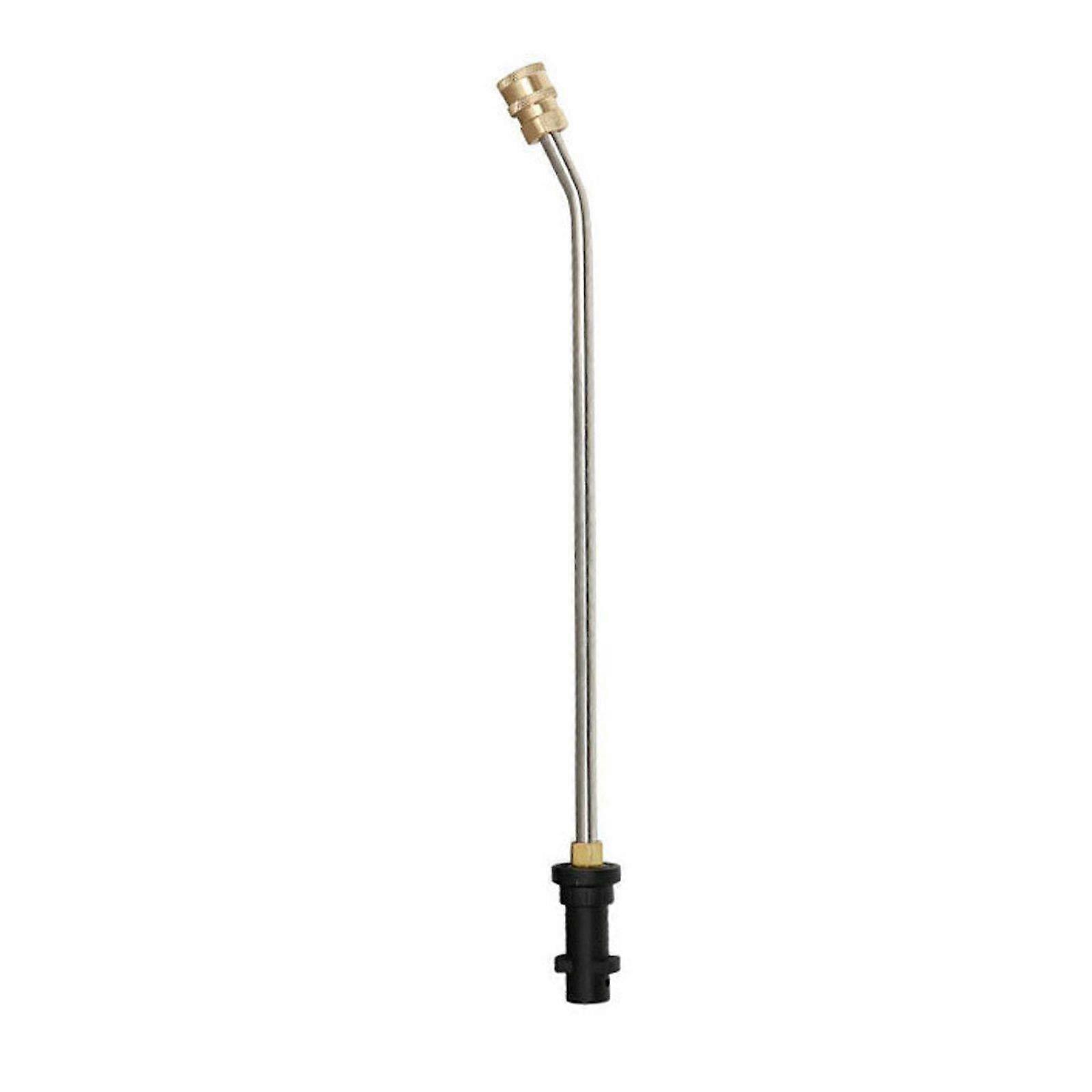 Pressure Washer Gutter Cleaner Attachment, Stainless Steel Angled Extension Wand Replacement for Karcher K2 K3 K4 K5 K6 K7, 4000PSI (30 Degree)
