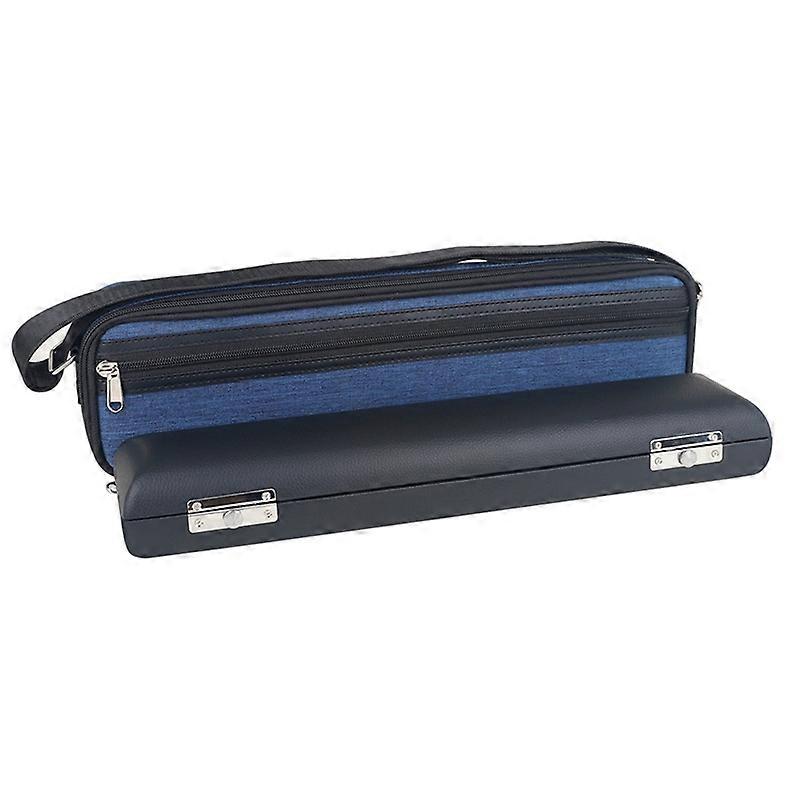 Durable 16 Holes Flute Case Hard Cover Bag with Extra Layer of Cotton School Bag for 16 Hole 17 Hole Flute Accessories