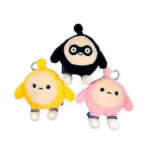 12 stycken mini ägg pojke söt fest plysch leksak docka nyckelring docka hängsmycke