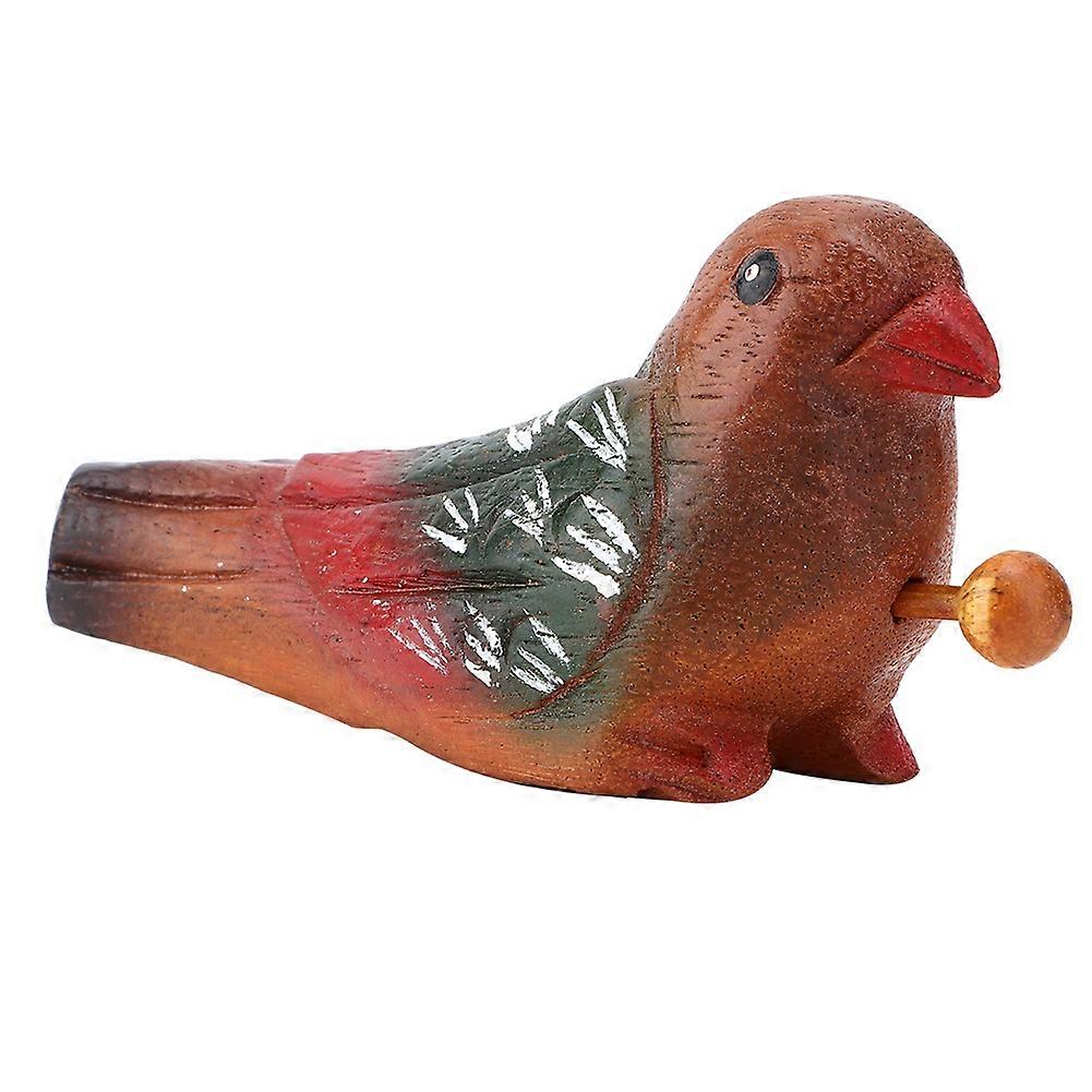Cute Magpie Shaped Bird Call Whistle - Wooden Musical Toy for Home Decor, Unique Gift in Natural Wood Finish