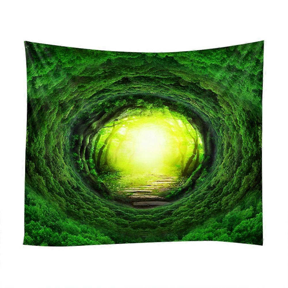 Hanging 3D Forest Tapestry for Picnics - Large Size Wall Hanging, Polyester Fabric, Nature-Themed Decor