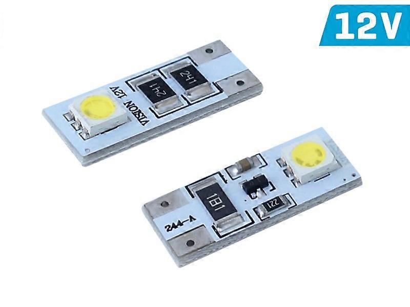 Lamp VISION W5W (T10) 12V 2x 5050 SMD LED, CANBUS, wit, 2 stuks