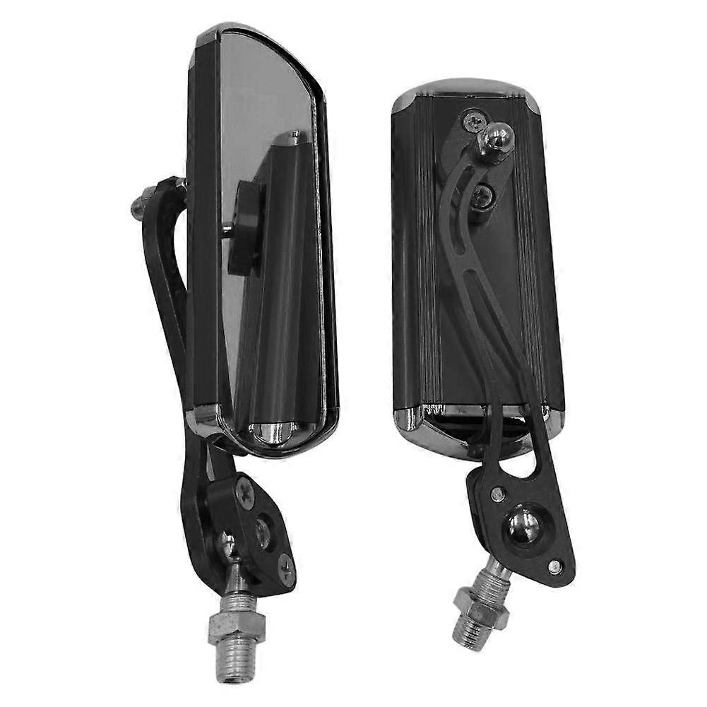 Puntos 2Pcs Angle Adjustable Safety Bicycle Mountain Bike Handlebar Rear View Mirror