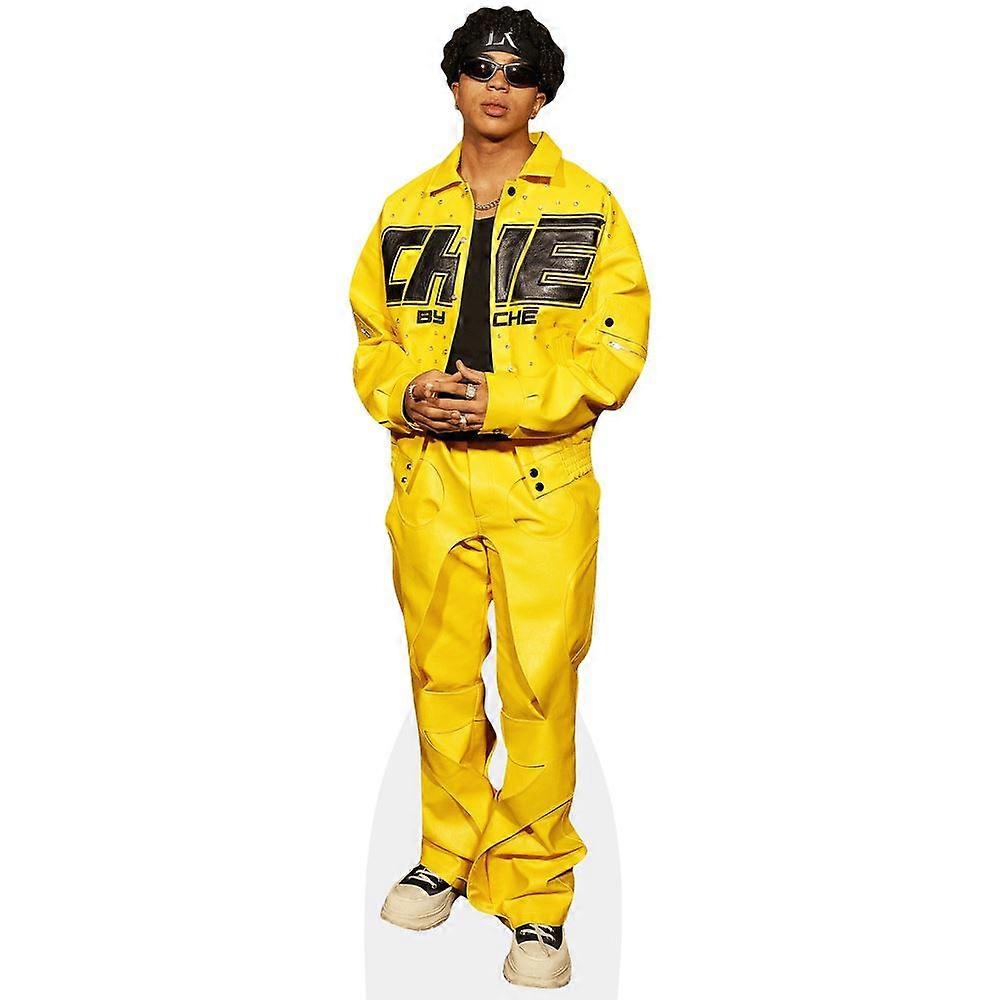 La'ron Hines (Yellow Outfit) Cardboard Cutout (lifesize OR mini size). Standee. Stand Up.