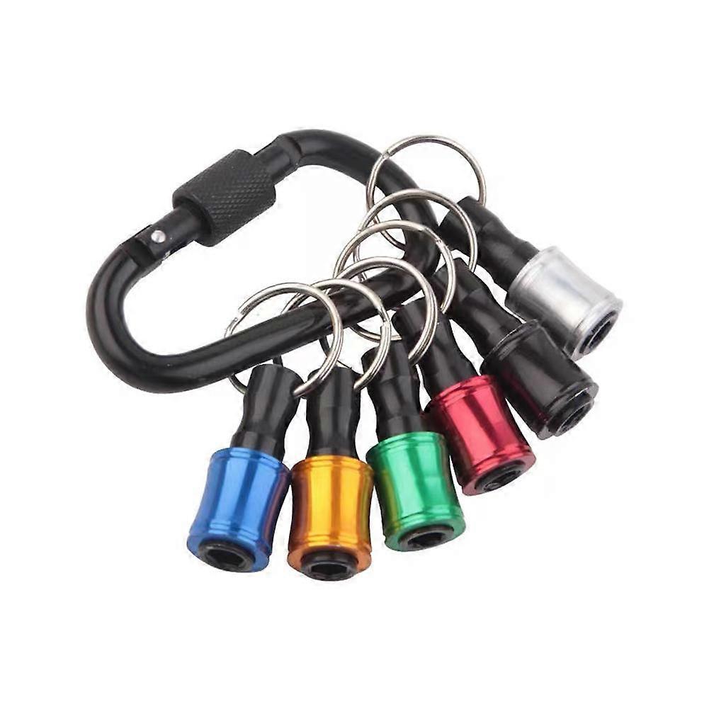 1/4 Hexagonal Screwdriver Head Bracket Hiking Buckle, Hex Shank Bits Holder