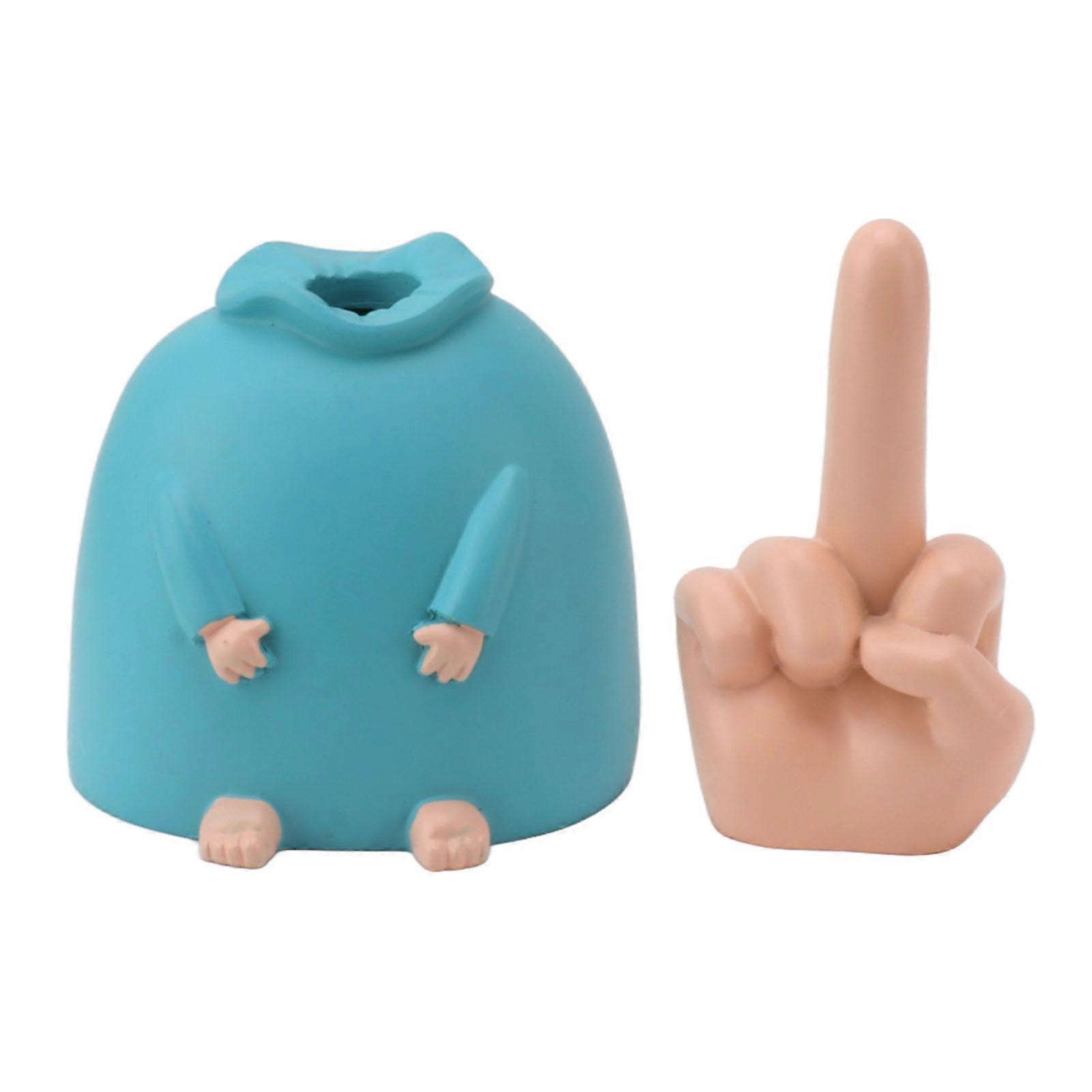 Perfect Gift Idea Resin Statue With A Smooth Glossy Surface, Bold Unique Design For Desktop Or Cabinet Decor
