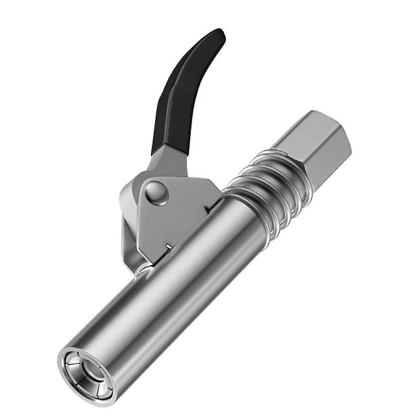 Grease Gun Coupler Cap, 10000psi High Pressure, Locking Pliers Grease Nozzle For Greasing