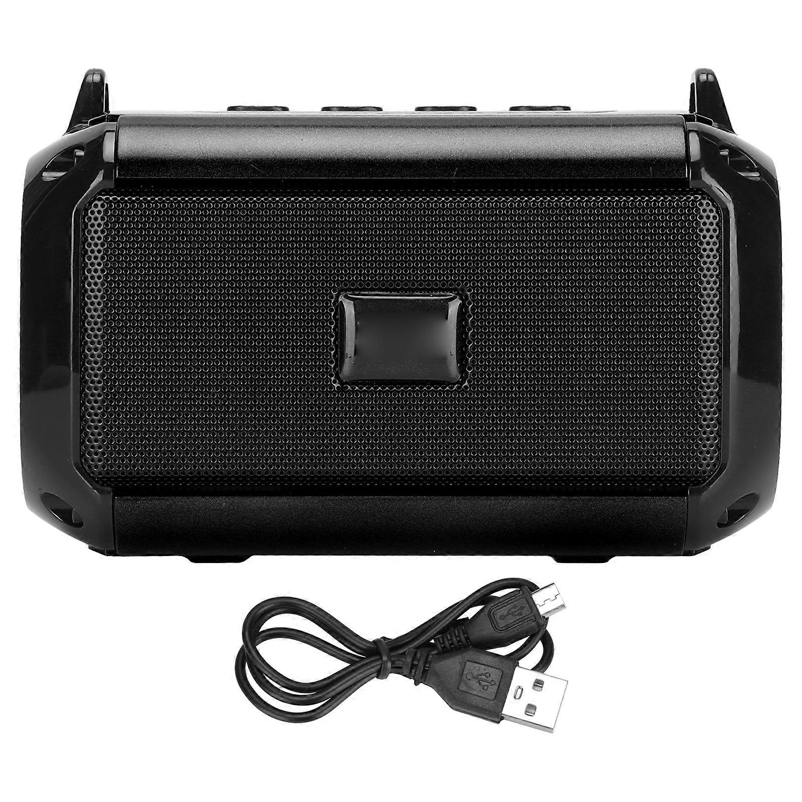 Wireless Speaker 360° Stereo Noise Reduction Portable Bluetooth Speaker with Charging Cable