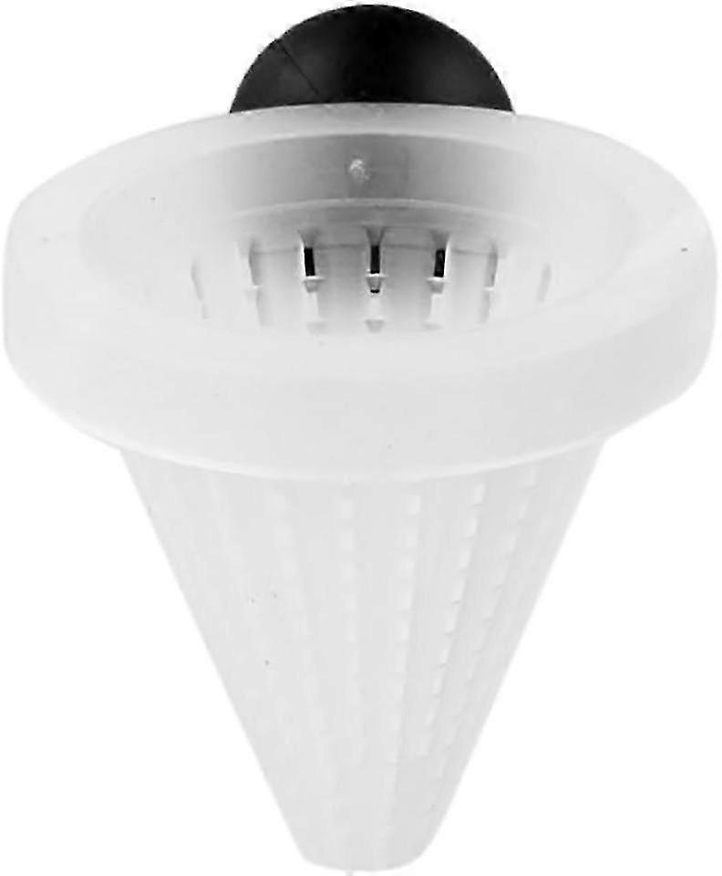 Fish Feeder with Red Worm, Cone Shape, with Suction, Height 7cm, Durable and Useful