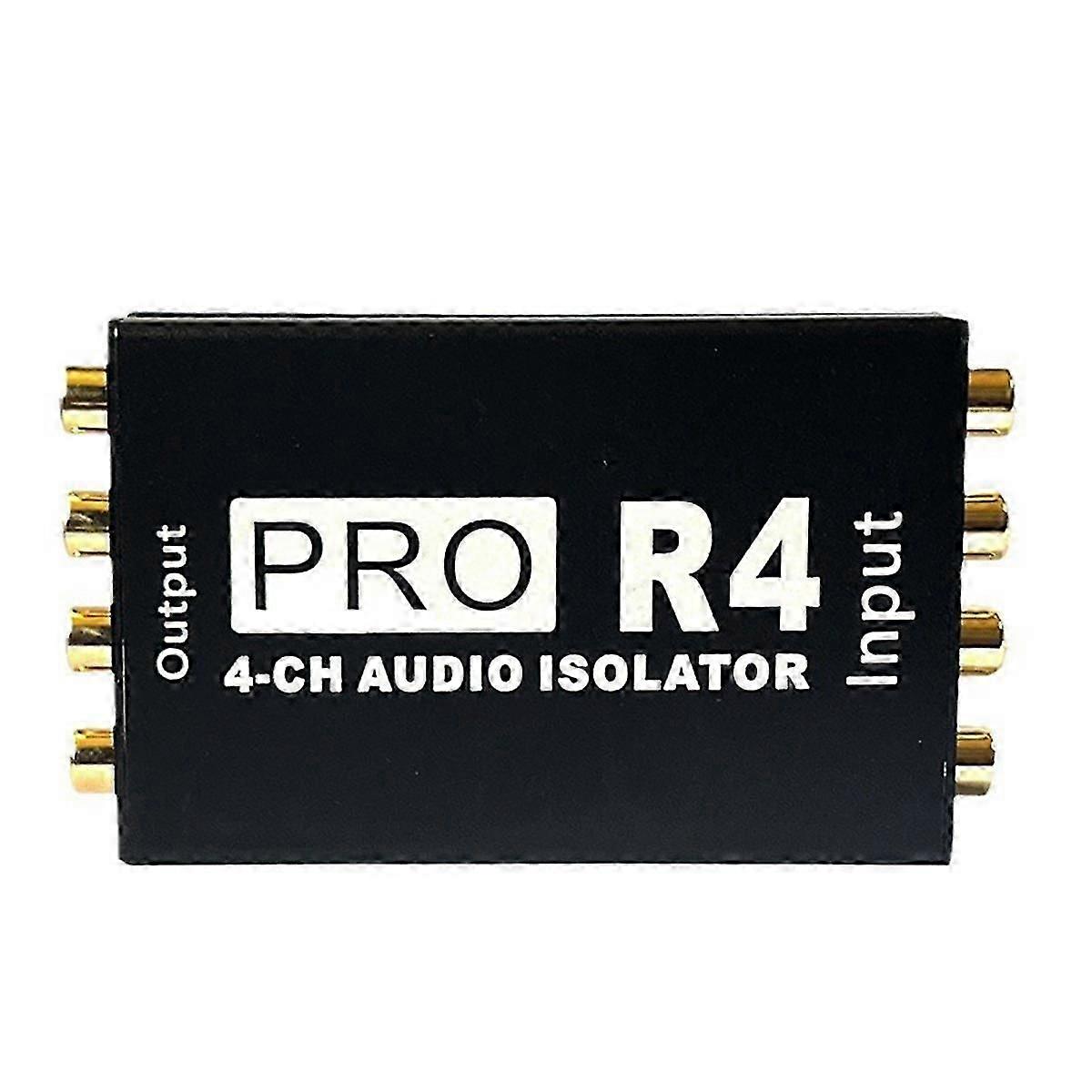 Audio Isolator 4CH Audio Noise Reducer Current Ground Loop Audio Isolator for Car Audio Modificati