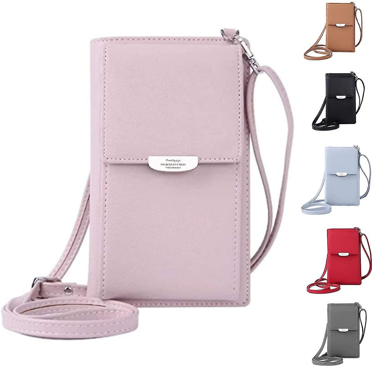 Ladies Messenger Mobile Phone Bag, Leather Wallet