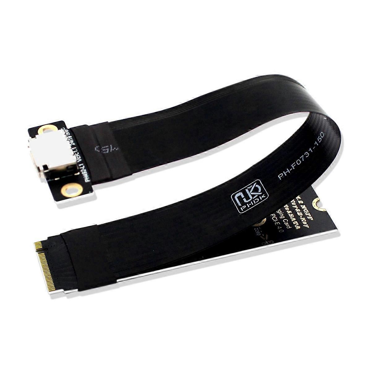M.2 NVMe إلى Oculink تمديد كابل بطاقة الرسومات كابل تمديد