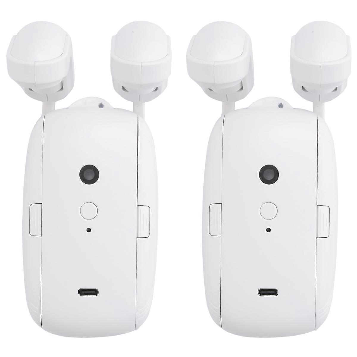 2PCS Tuya Smart Automatic Curtain Opener Bluetooth Roman Rod Curtains