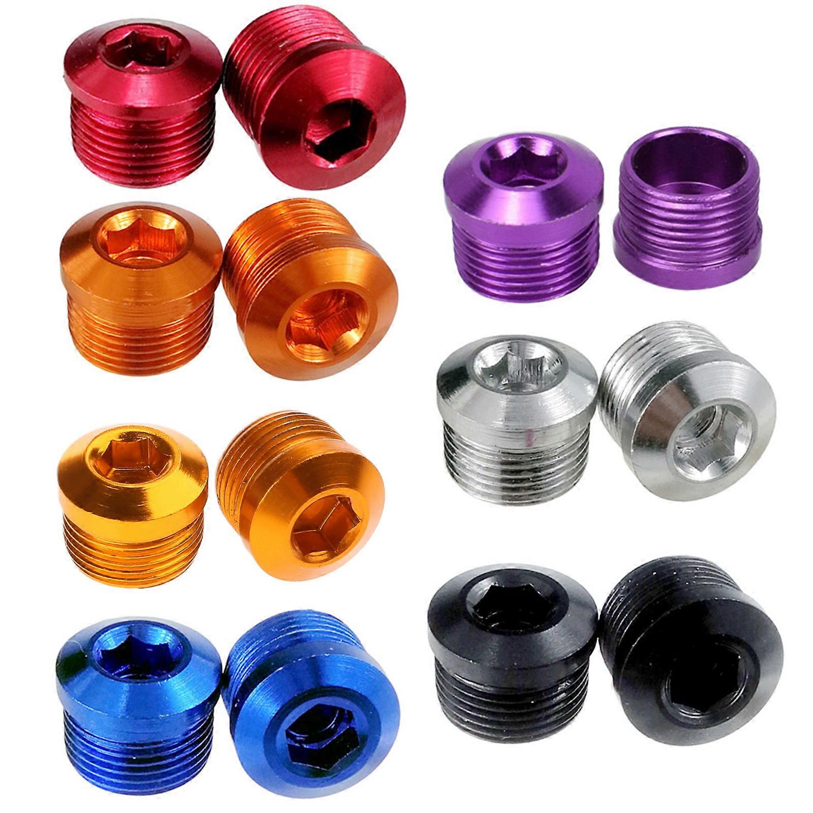2Pcs/set Ανθεκτικό CNC Κάλυμμα πεντάλ ποδηλάτου Εξαρτήματα επισκευής πεντάλ ποδηλάτου Κράμα αλουμινίου ανθεκτικό στη σκουριά Ποδηλασία Ρουλεμάν Κάλυμμα πεντάλ ασημί