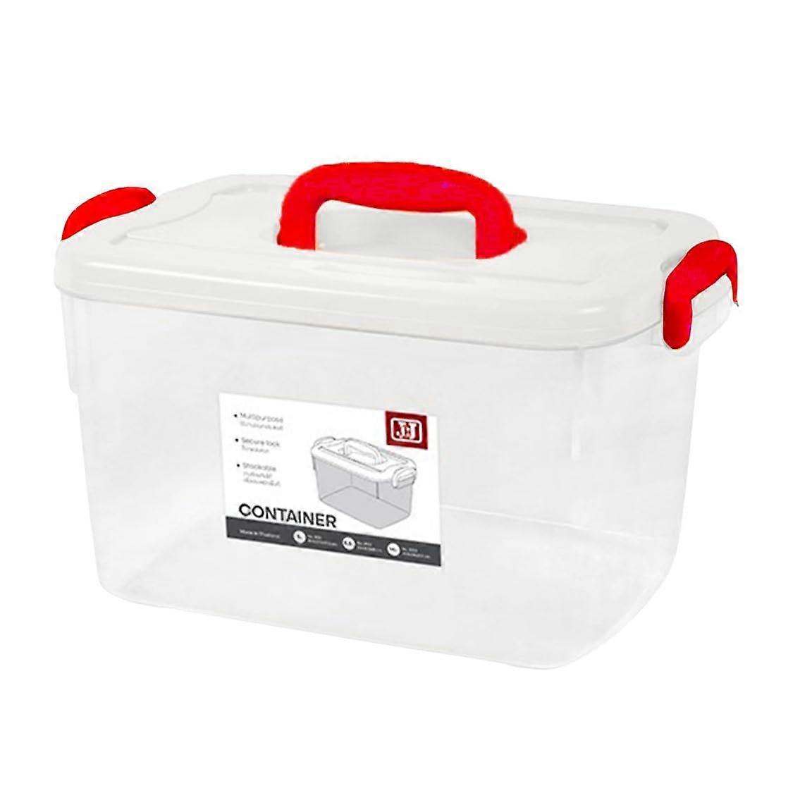 Clear Plastic Stackable Storage B for Storage 9 Quarts