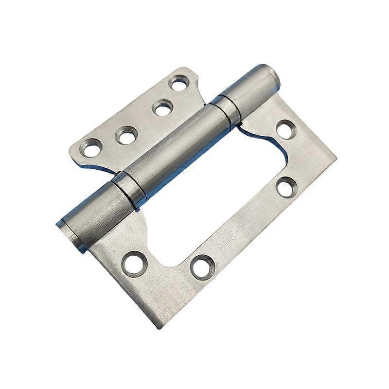 Non Mortise Door Hinges 18 Pack 4x3 Inch Stainless Steel with Mounting Screws Brushed Silver Finish 9 Pairs