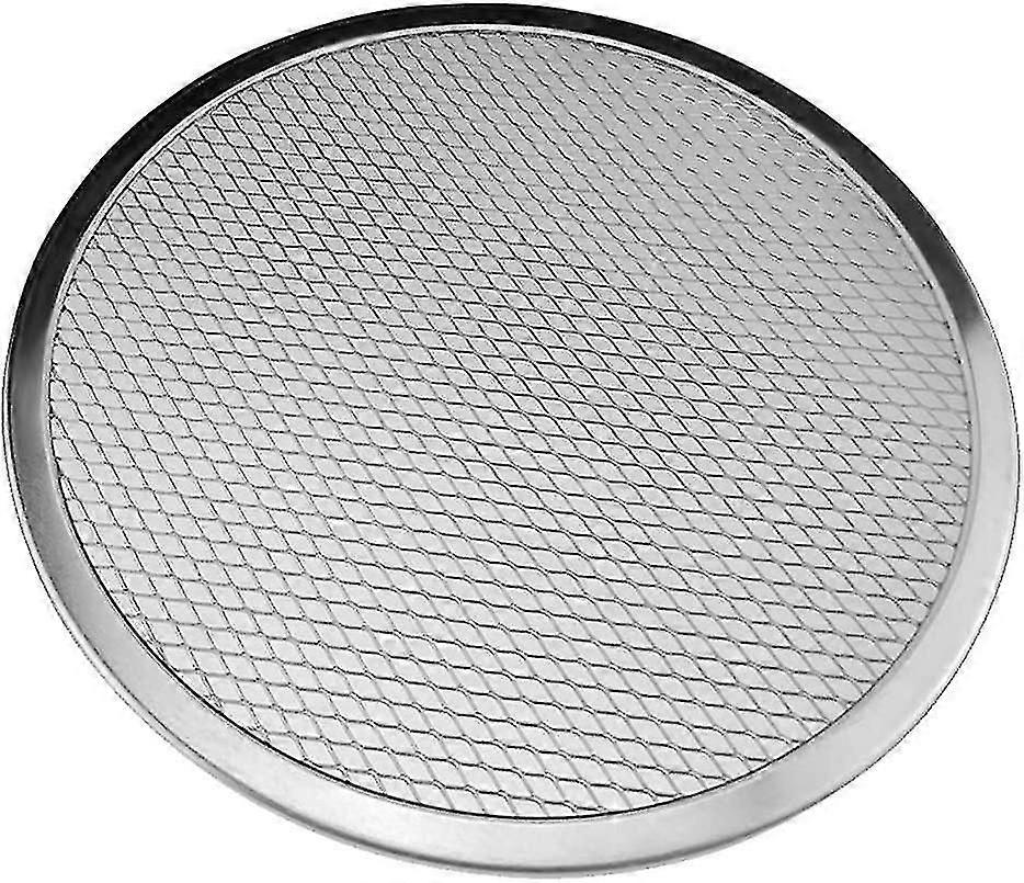 Aluminium Pizza Screen Pizza Pan Net Pizza Baking Tin Crispy Pizza Baking Net (28cm)