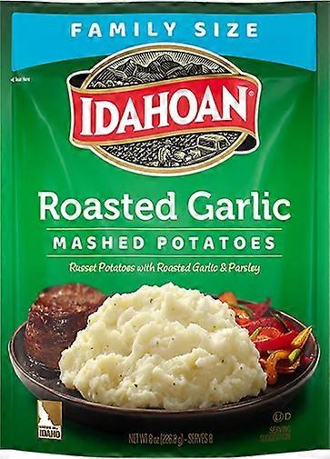 Idahoan Family Sized Mashed Potatoes Roasted Garlic
