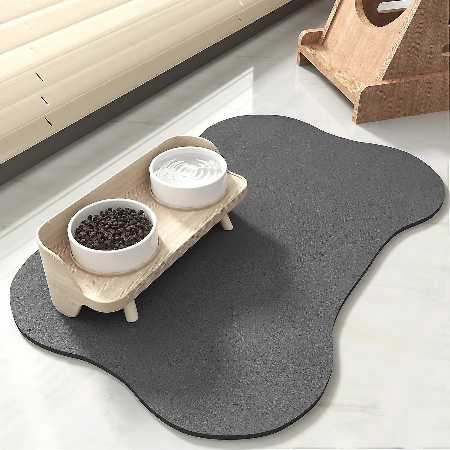 Domestic Animal Nutrition Mat - Absorbent Dog Feeding and Water Mat for Indoor Use - Non-Slip, Large Size, Easy to Clean