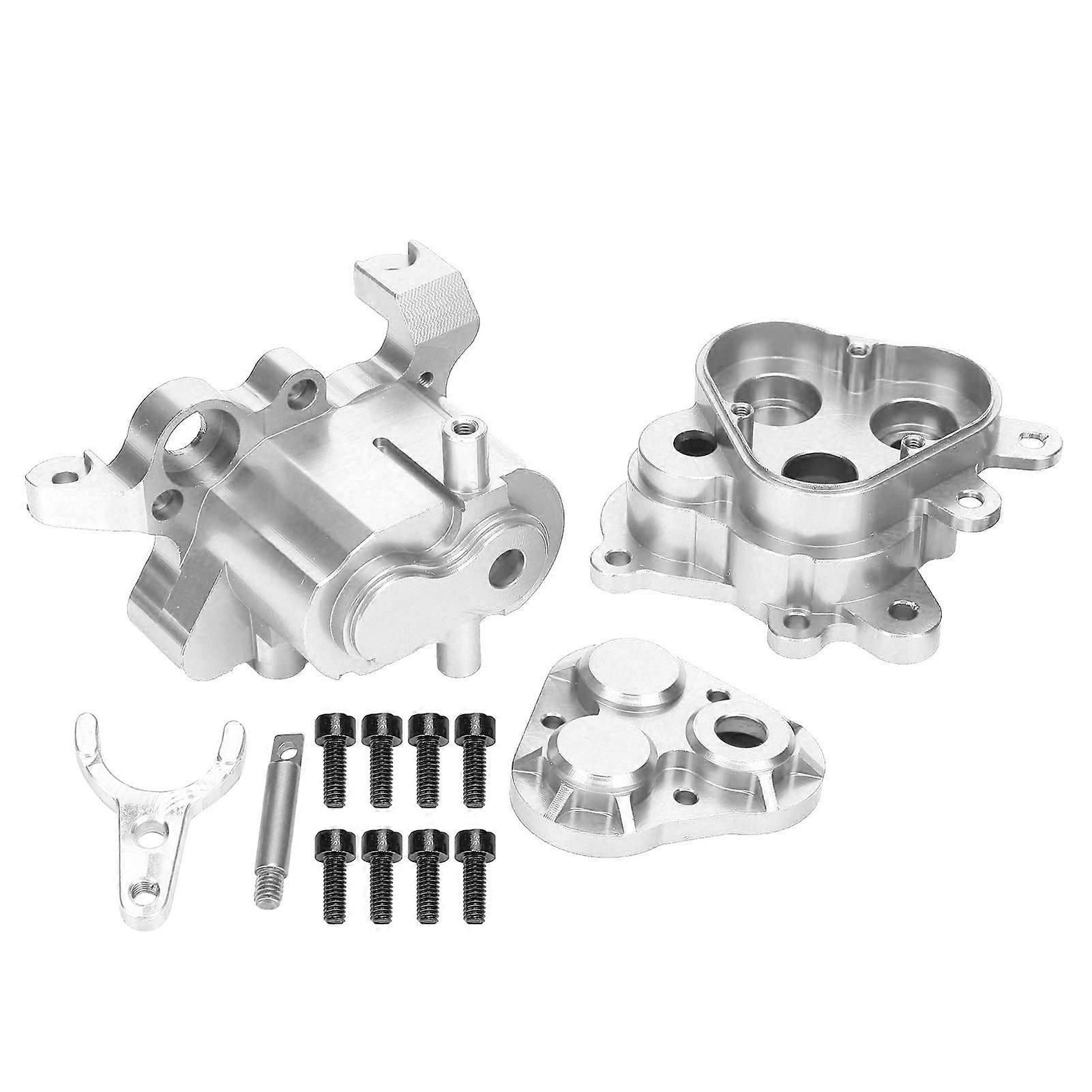 RC Gear Box Case Replacement for TRAXXAS TRX‑4/6 Simulation 1/10 RC Carsilver