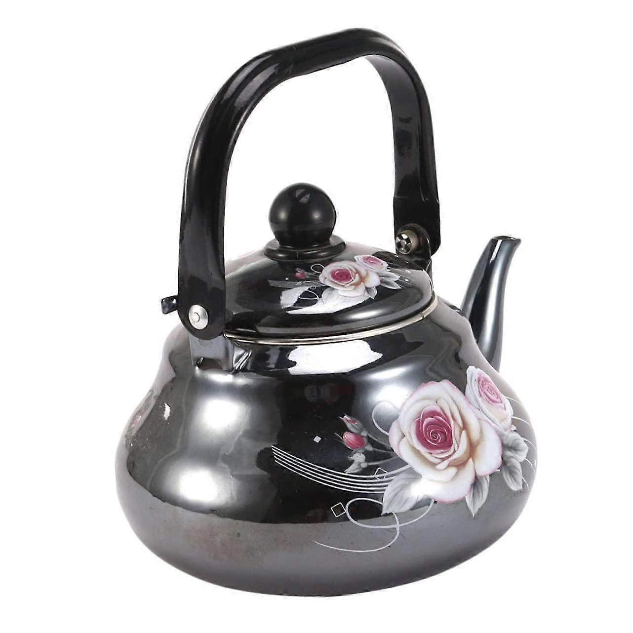 Warmer Top Stove Maker Pot Decor Milk for Boiling A Handle Teakettle Whistle