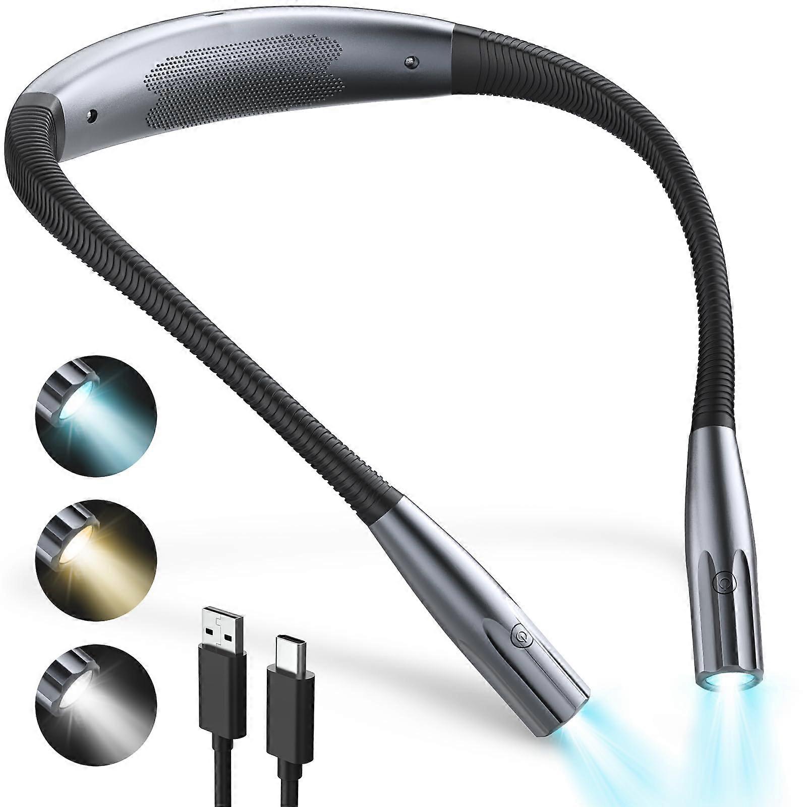 Lampe de lecture cervicale, noir, LED01