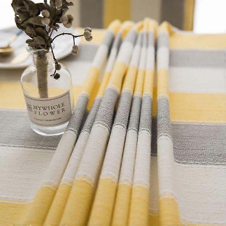 Cover Cloth Towel For The Rectangular Striped Coffee Table Round Table Dining Table 135x200cm