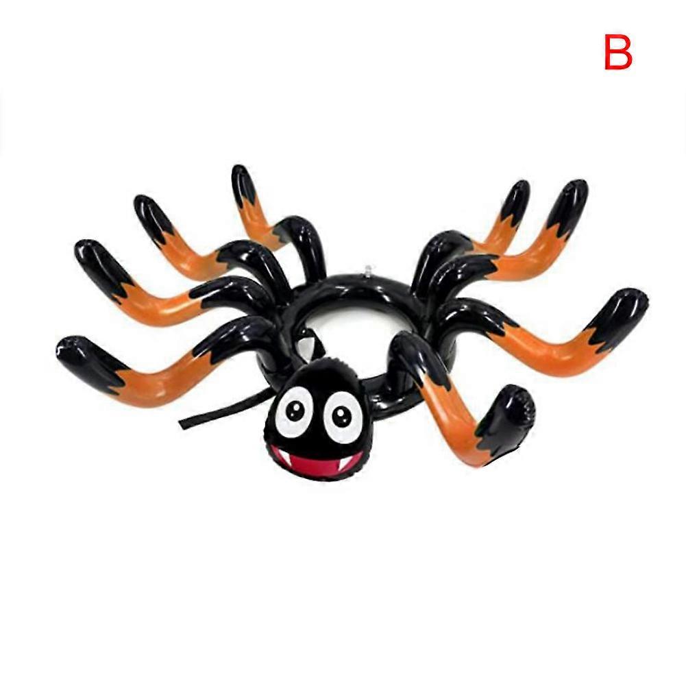 Halloween Spider Ring Throwing Game Inflatable Spider And Ring