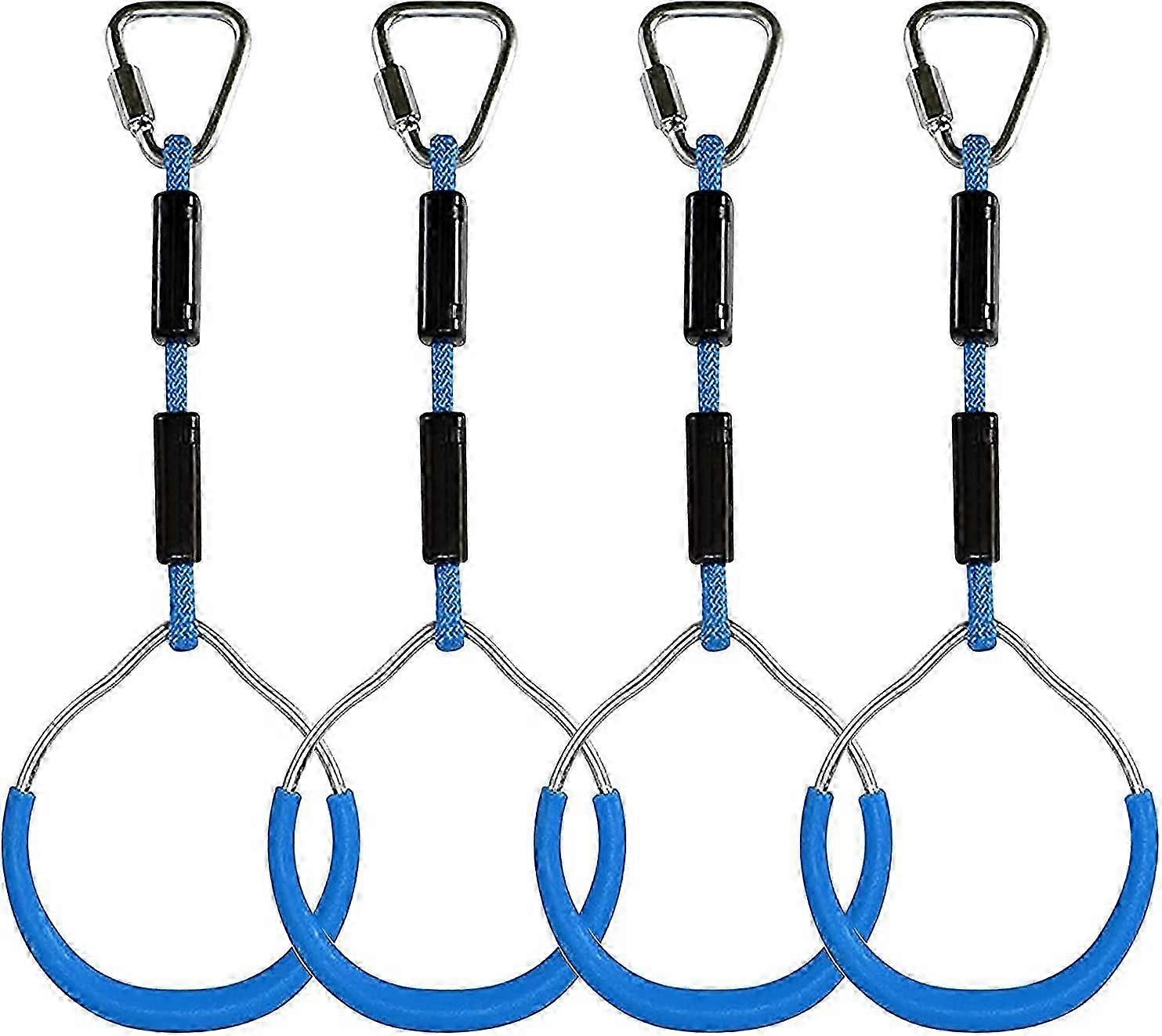 Kids Climbing Rings Multi-Function Swing with Plastic Max Load 160kgBlue