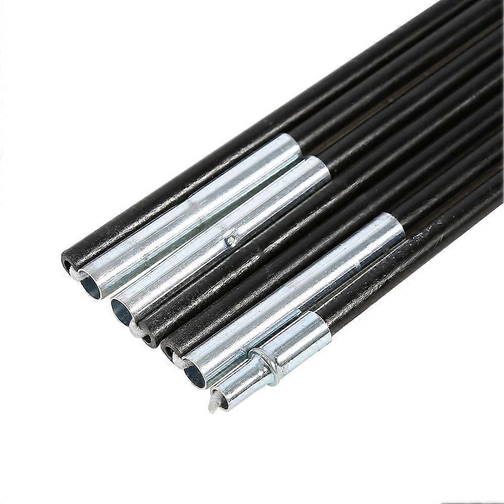 Replacement Tent Poles Fiberglass 2 Sets 7 Sections Outdoor Camping Double Pole Support Frames Kit for Tents