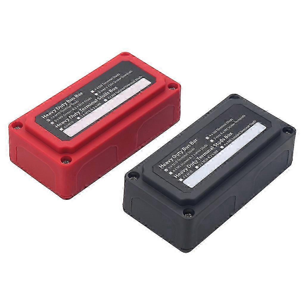 M10 High Current Terminal Box Convenient Wiring & Durable Design High Current Junction Box Lightweight for Vehicles & Boat