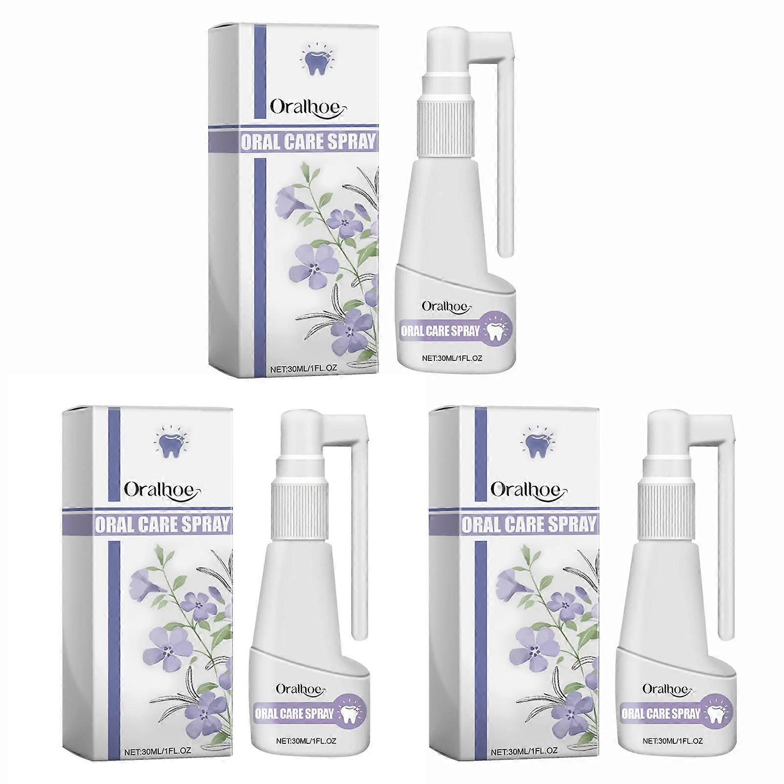 1-3pcs Instants Smile Cloves Oil Oral Care Spray Alcohol-free Portable Breath Freshener Spray Oral Care Supply