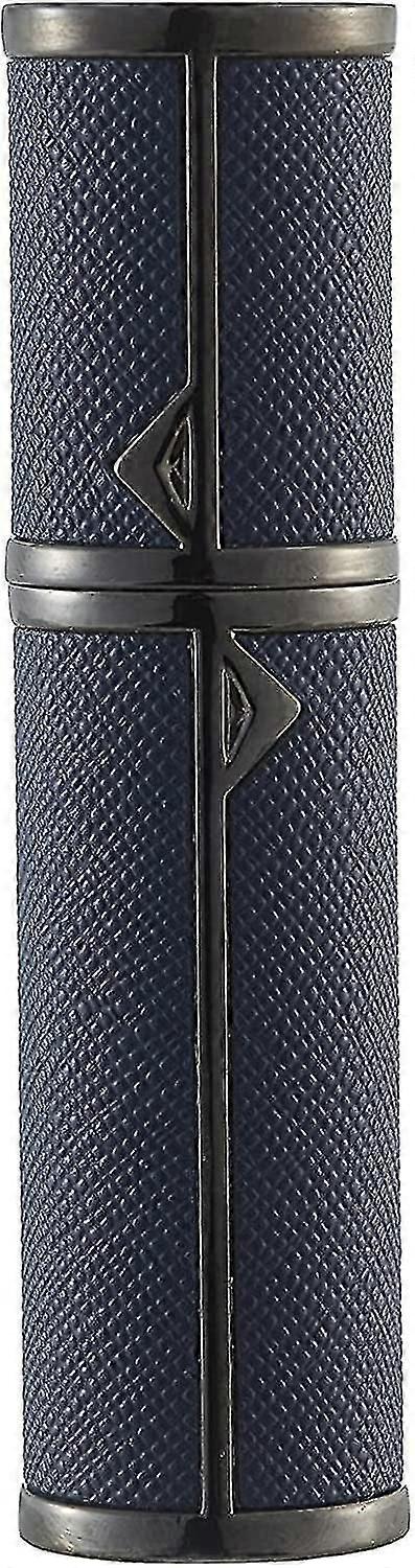 リフィル可能なポータブルミニ香水アトマイザー旅行、5mlの贅沢な空の漏れポンプ香水スプレーボトル男性と女性のためのアトマイザー(d.blue(bk))