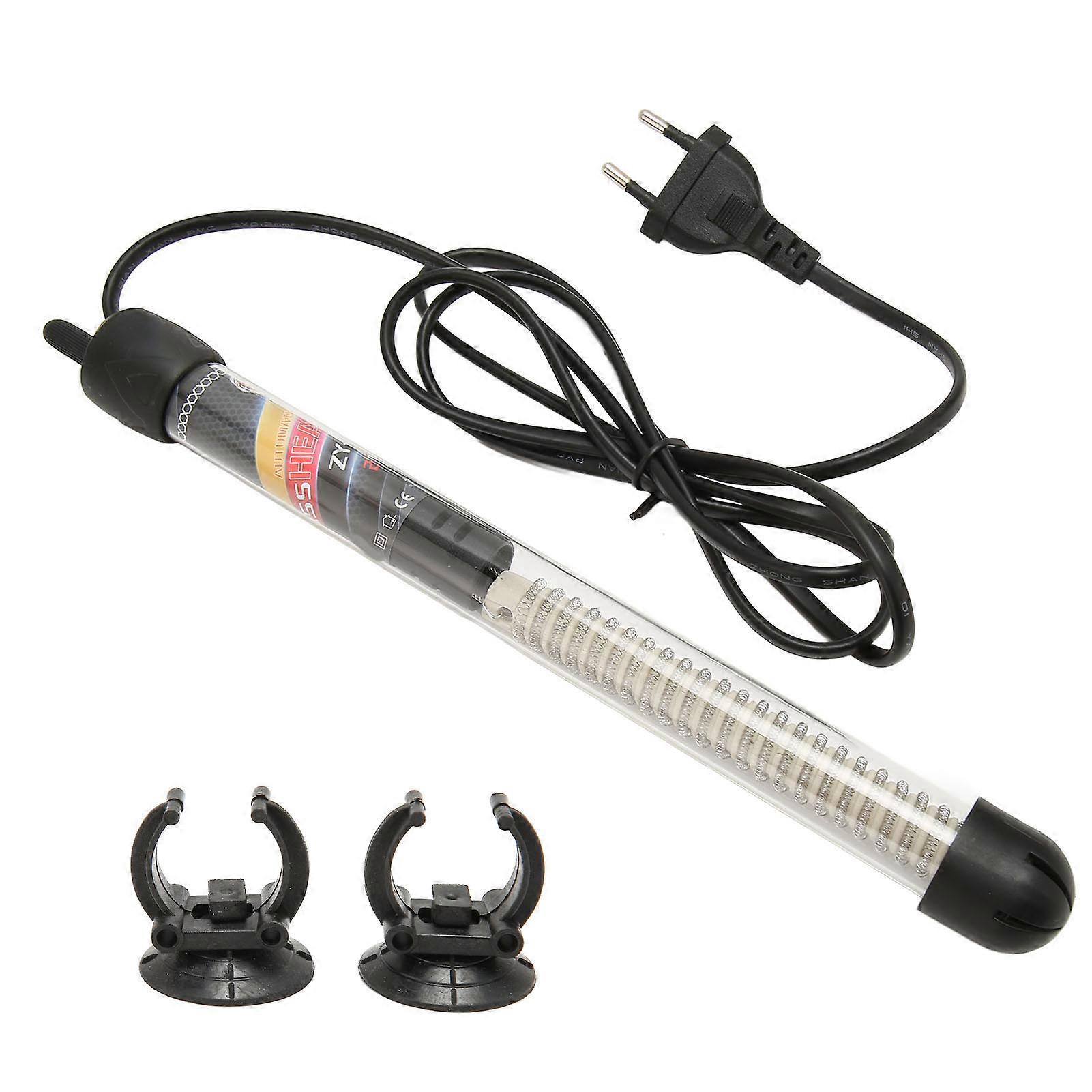 Chauffe-aquarium submersible Tige chauffante réglable à température constante pour l’eau de mer d’eau douce 220W Prise UE 220V