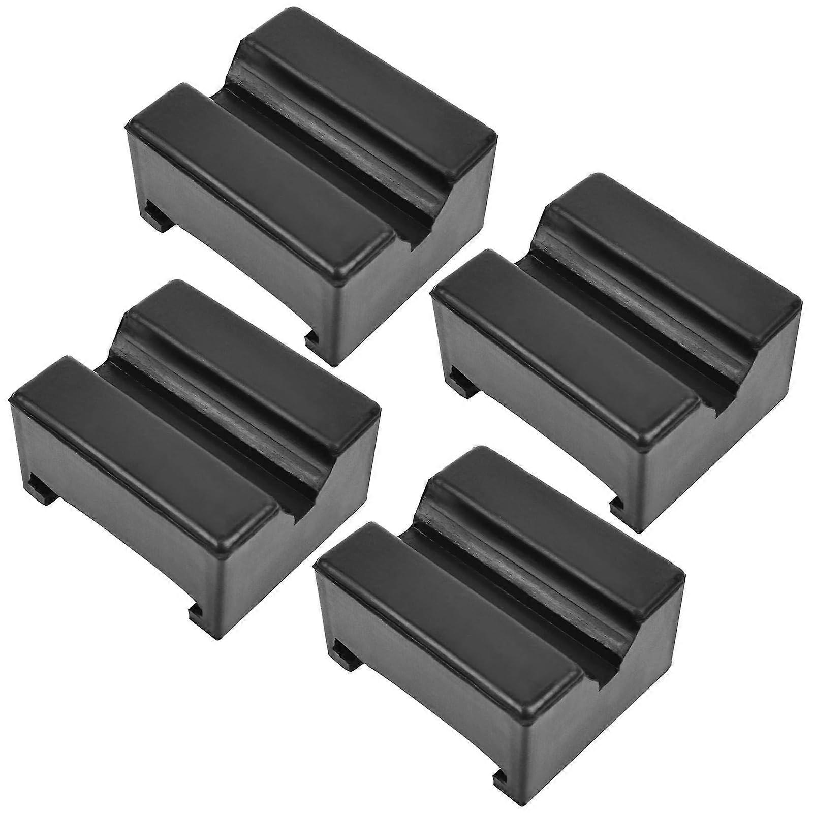 Floor Jack Pad Universal Square Pinch Weld Protector Rubber Pad For Jack Stands, Frame Rail Protector, 4 Pack