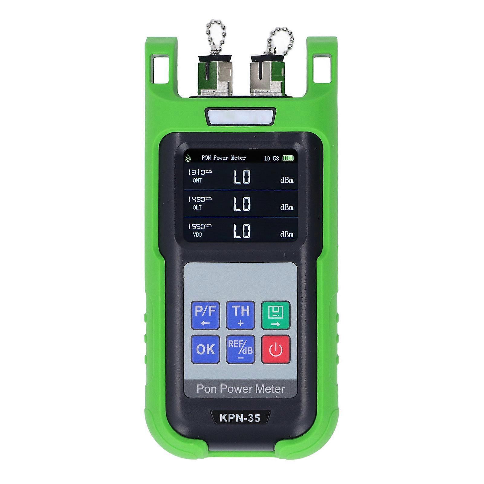 Optical Power Meter Handheld High Accuracy Mulit Function Fiber Optic Light Cable Tester with LED Display