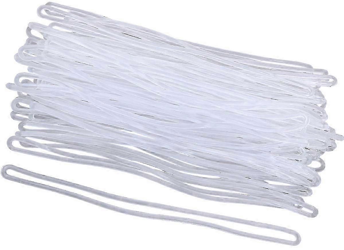 200個のラゲッジタグストラップ-トラベルバッグ用のプラスチックIDループ