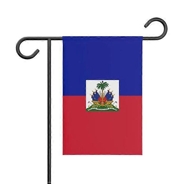 Garden Flag – Haiti – 32 x 47.5 cm – Durable Polyester – Horizontal Format – Outdoor